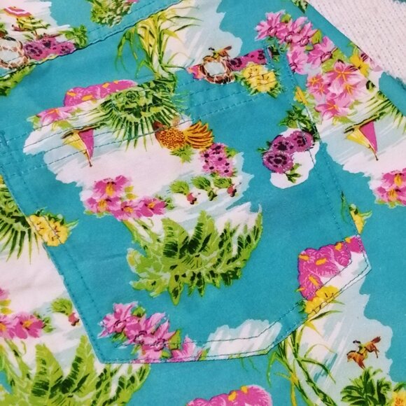 Vintage Y2K Tommy Jeans Tropical Print Mini Skirt - Picture 6 of 9